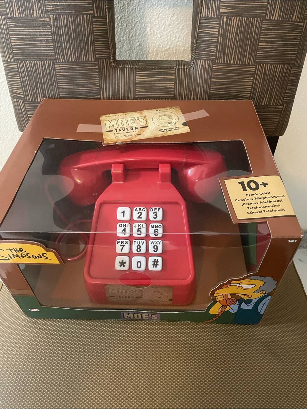 Moe's Tavern Red Vintage-Style Toy Phone